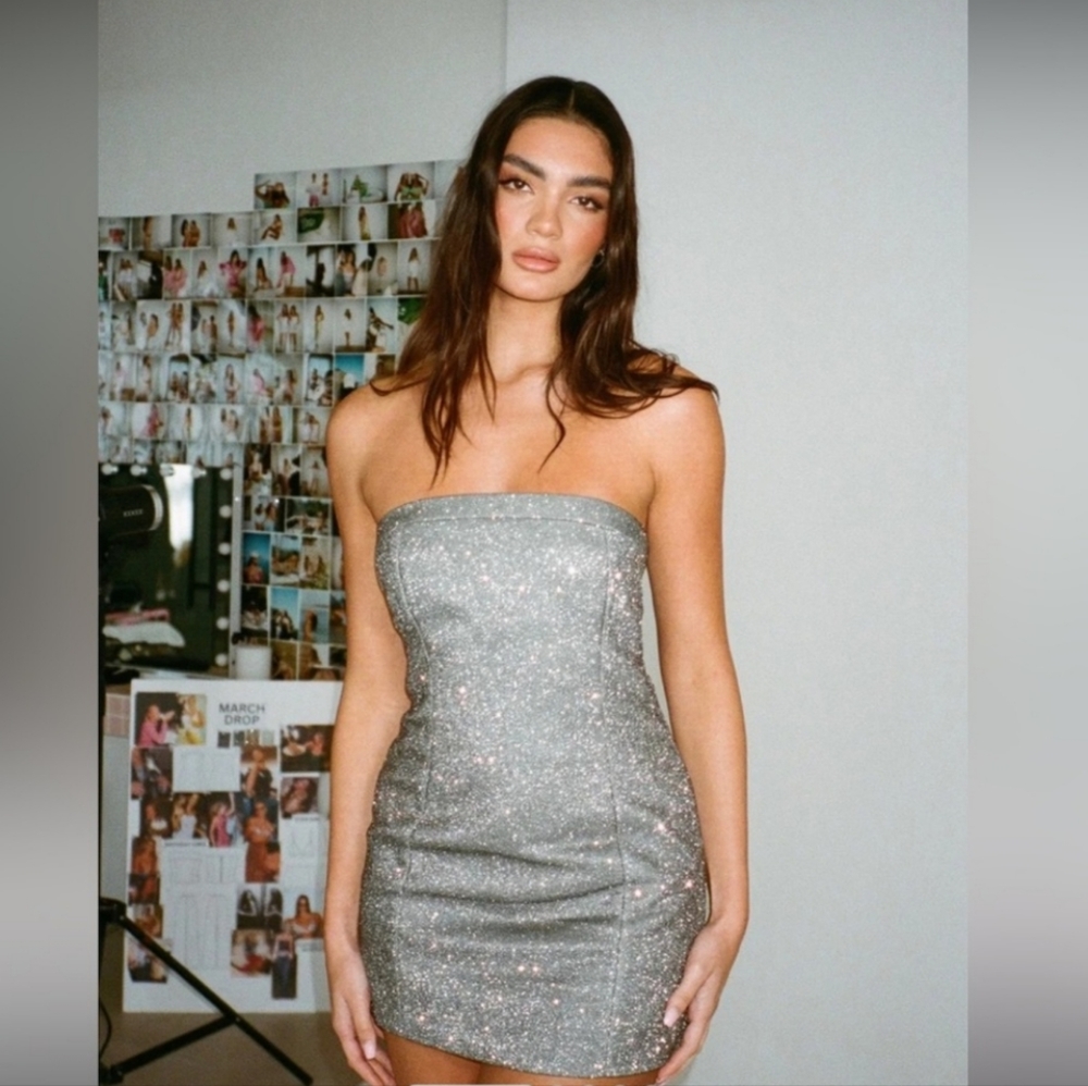 GREY CAMILLE DRESS